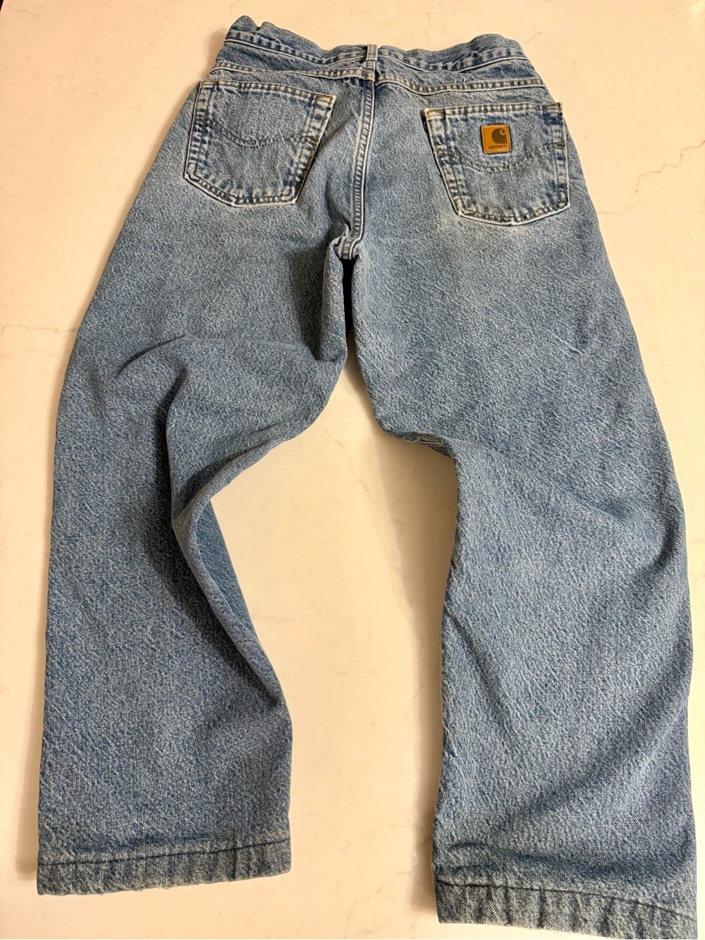 Carhartt Men's Light Blue Relaxed Fit Jeans - Picture 3 of 5
